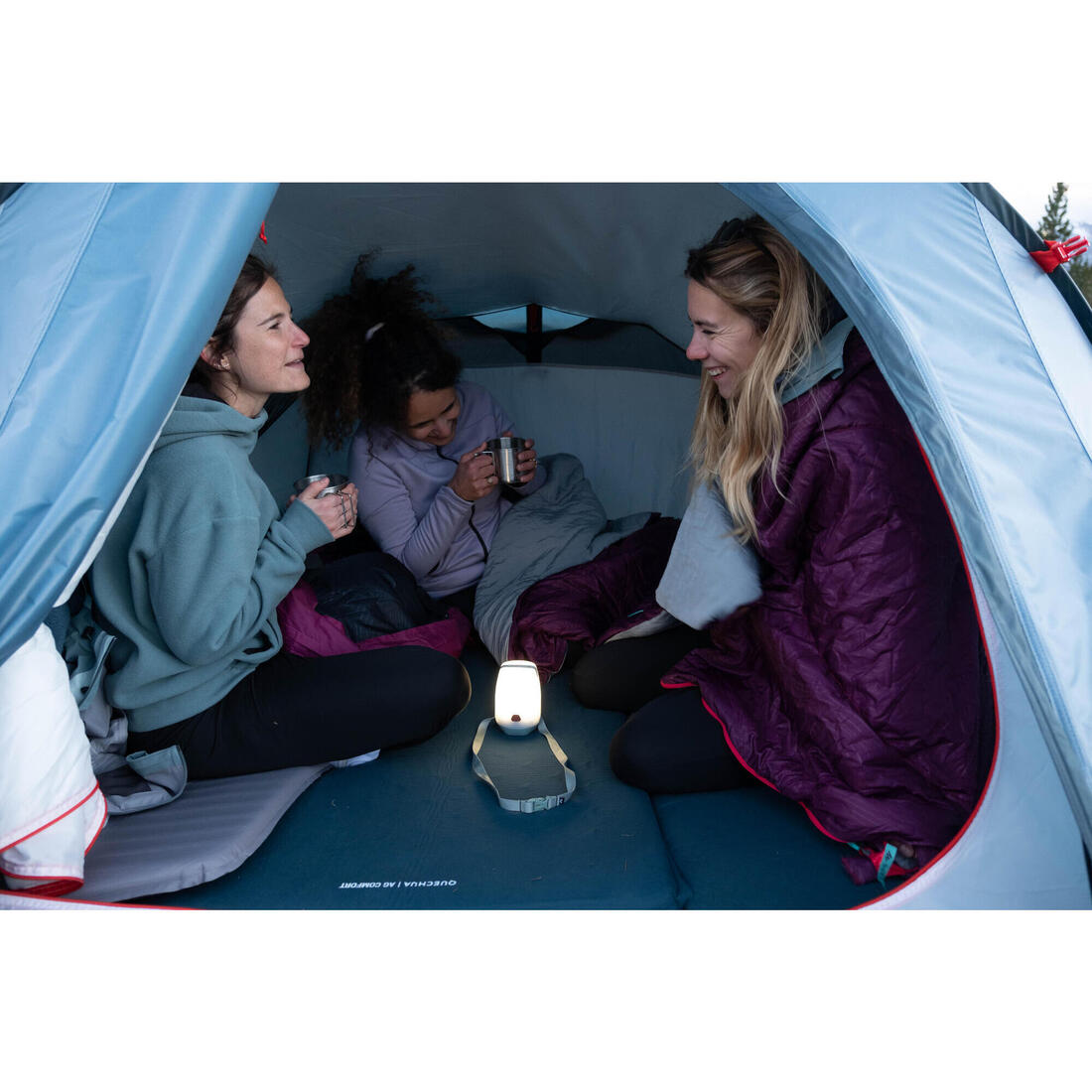 Tente de camping instantanée 3 places, 2 Seconds