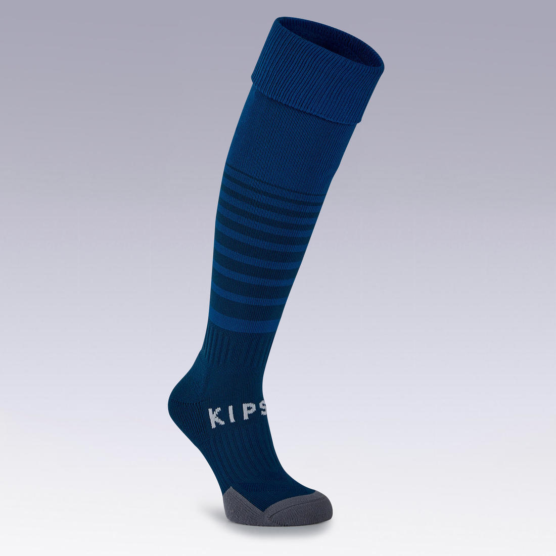 Chaussettes de football rayée enfant viralto club jr marine
