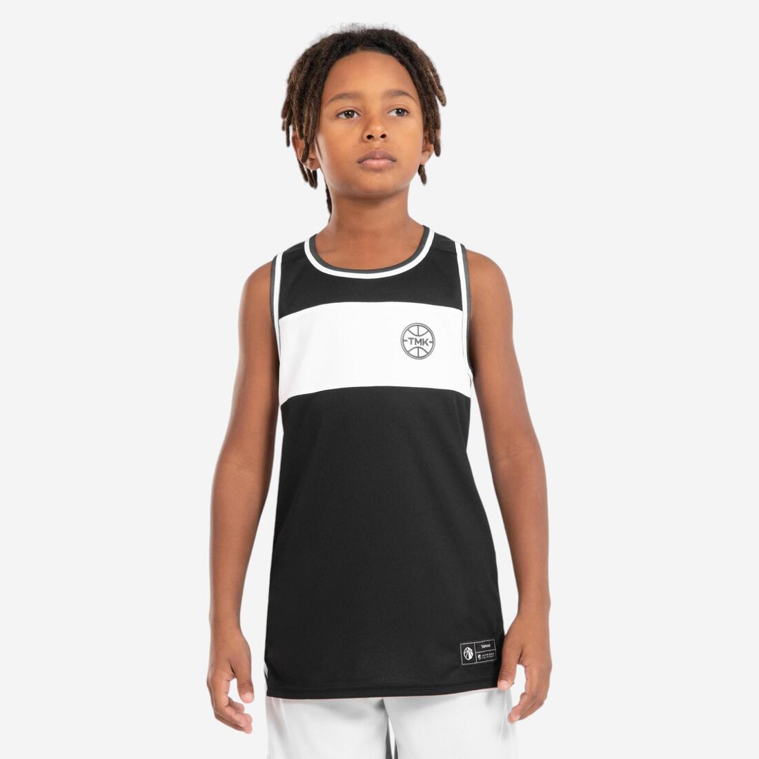 Maillot de Basketball sans manche reversible enfant - T500R JR