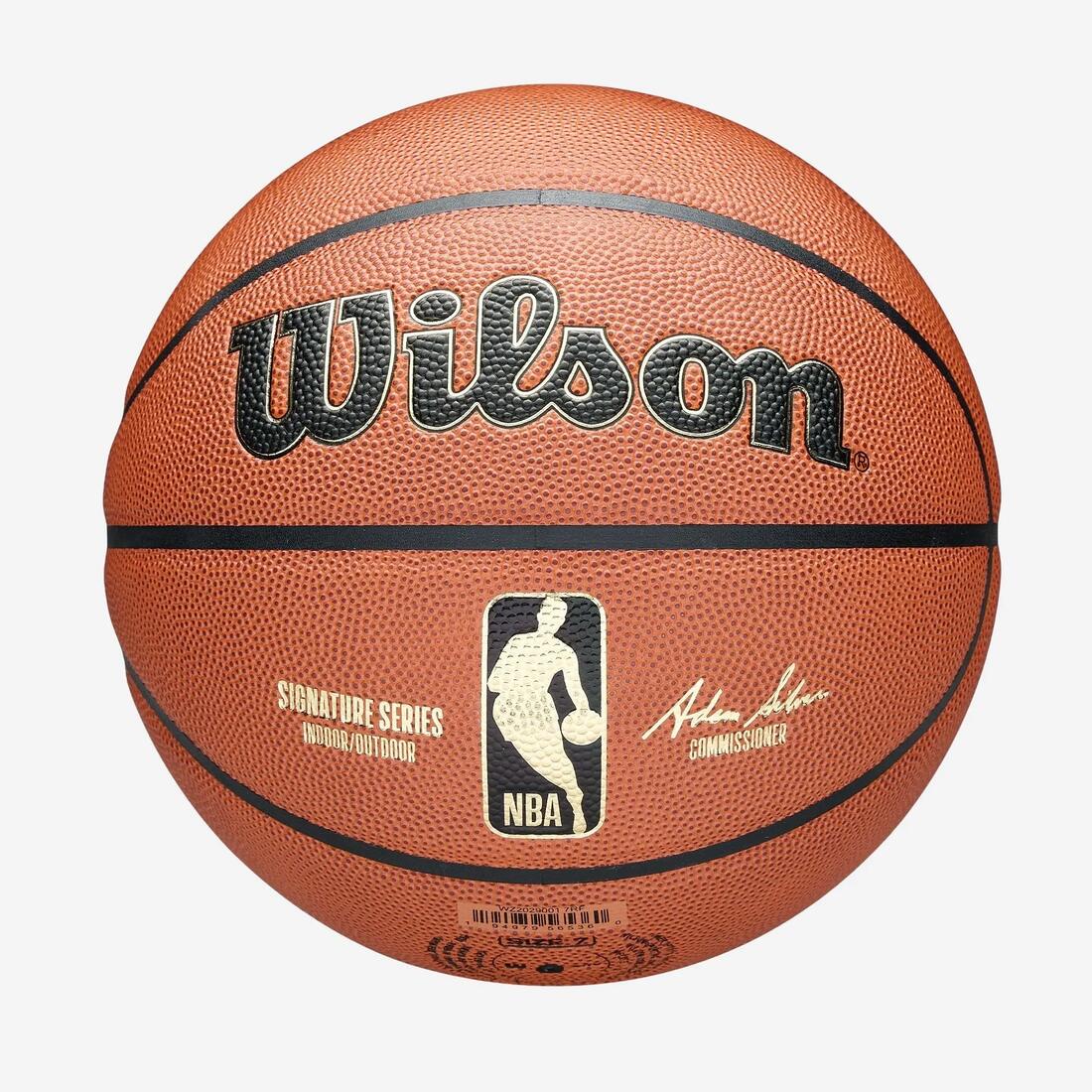Ballon de basketball Taille 7 - NBA Signature Series S7 orange