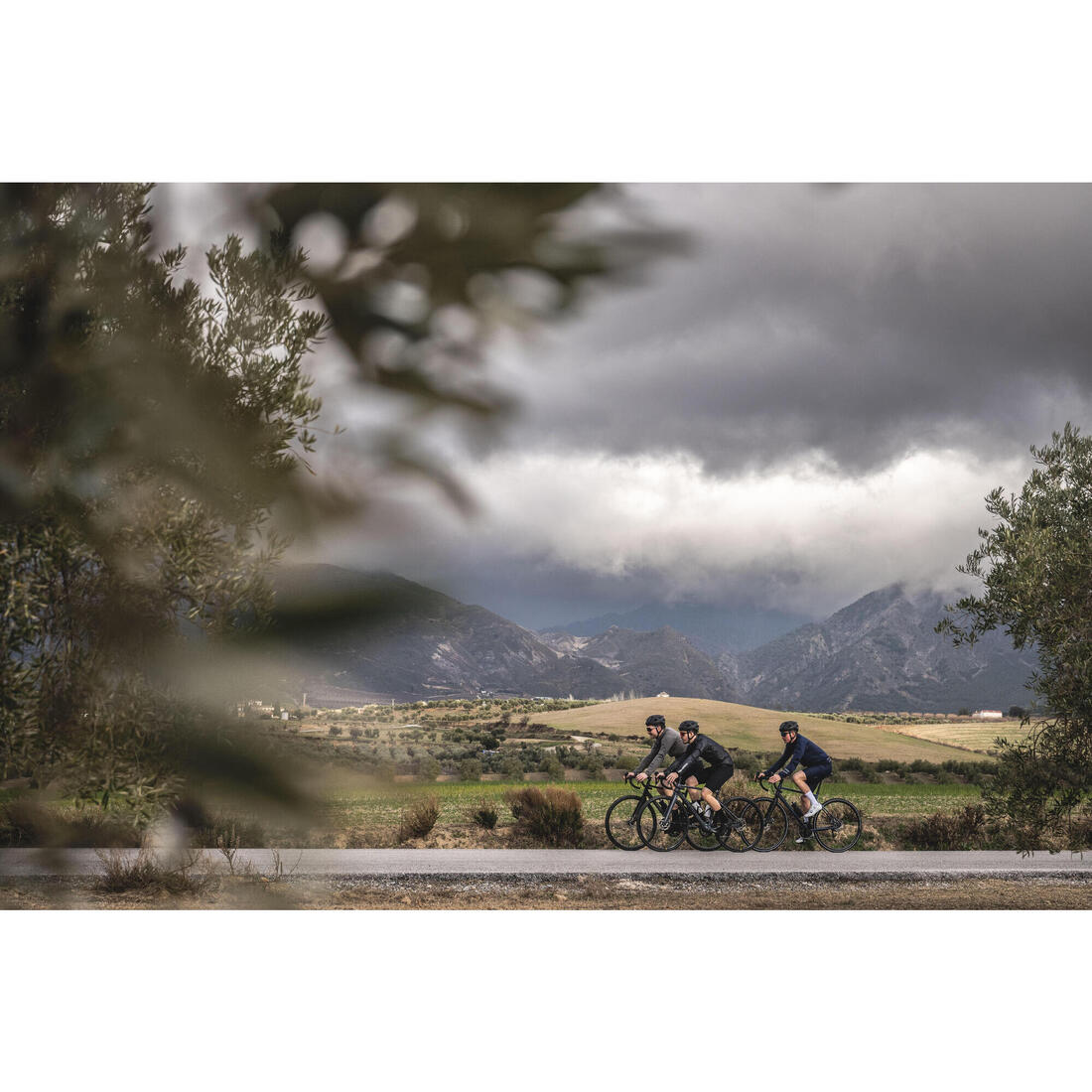 Coupe pluie vélo route manches longues homme - racer ultralight noir