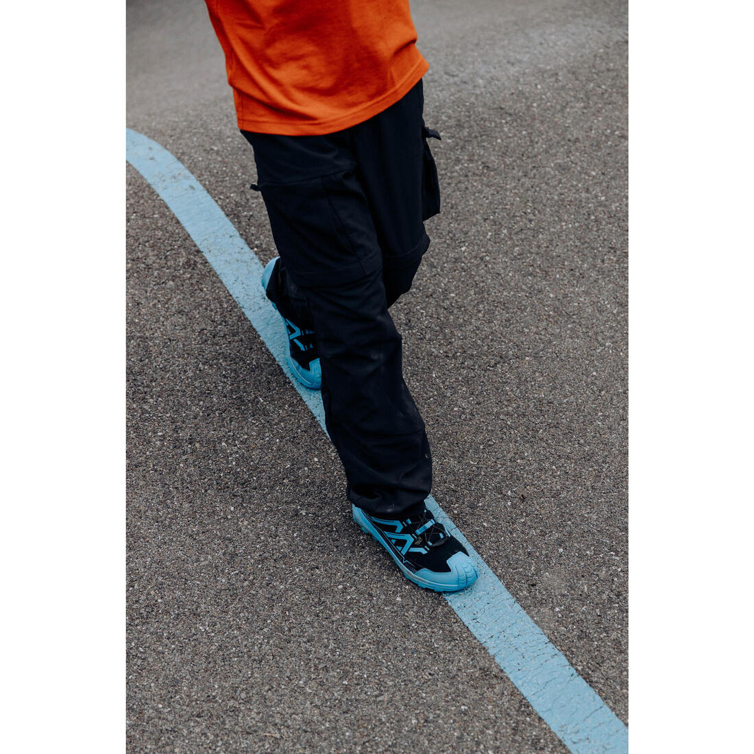 Chaussures de randonnée imperméables enfant du 35 au 38, Crossrock lacets