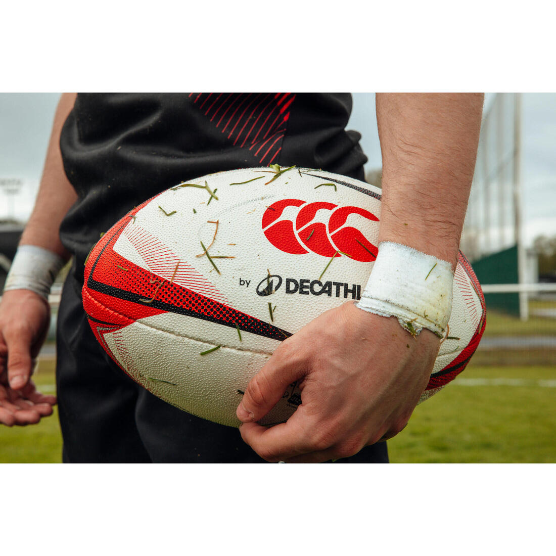 Ballon de rugby de match taille 5, Decathlon | Canterbury noir