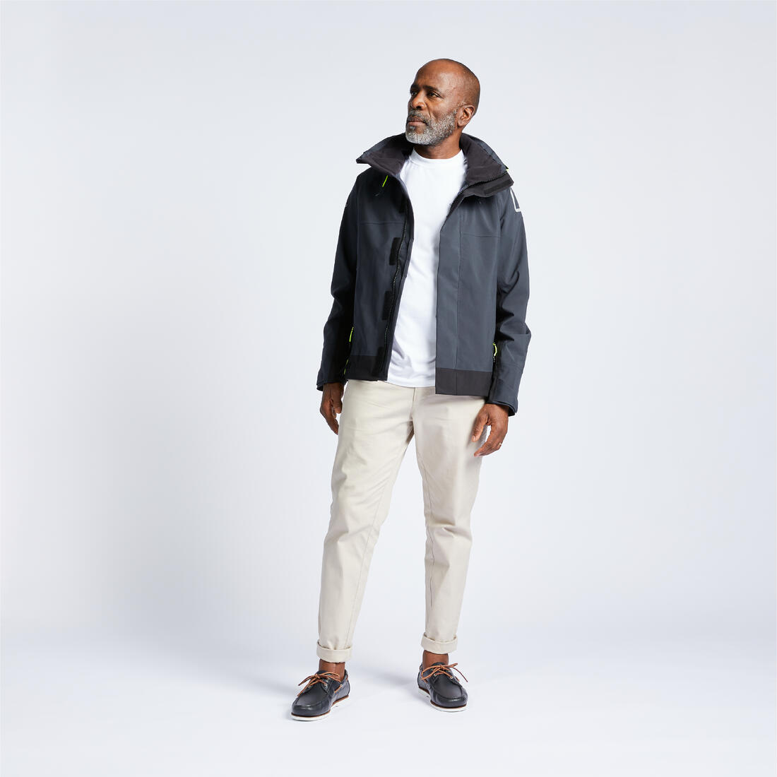 Blouson, veste imperméable de voile coupe vent sailing 500  homme