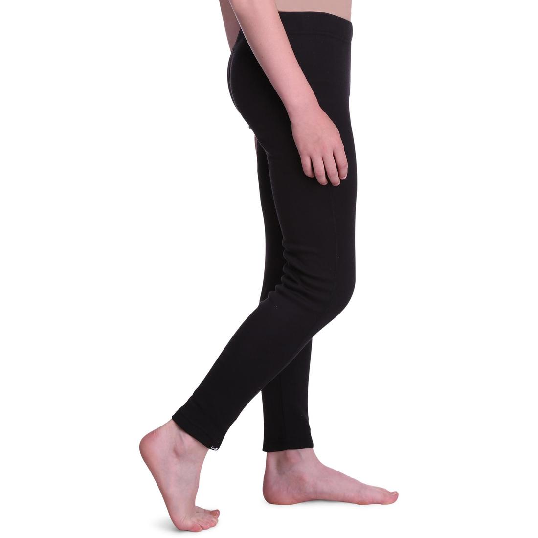 Sous-vêtement pantalon thermique de ski enfant - BL100 bas - noir