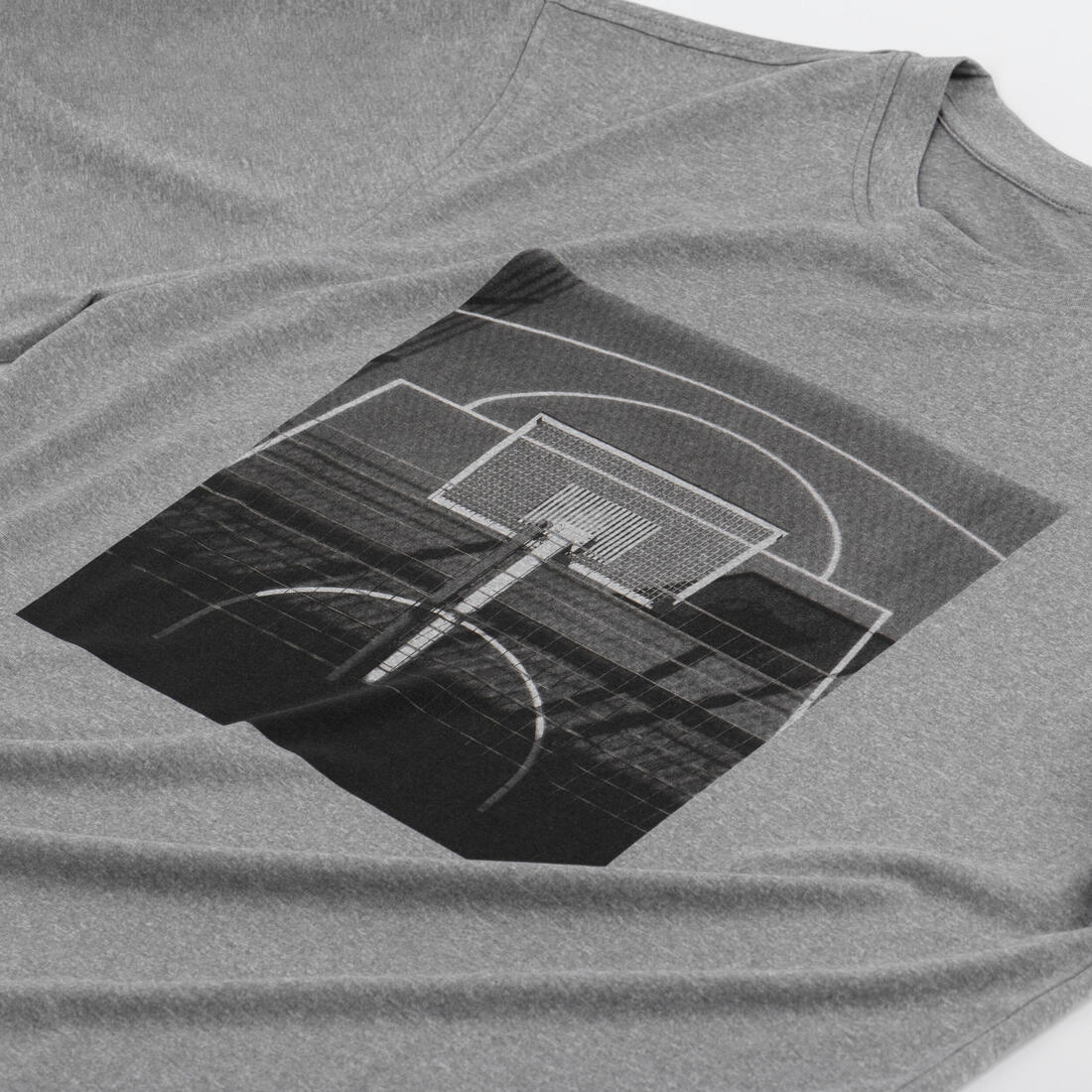 T-SHIRT / MAILLOT DE BASKETBALL HOMME TS500 BLANC 6 PHOTOS