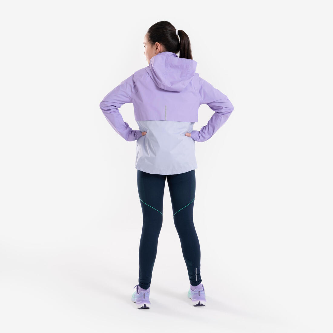 Legging de running Enfant sans couture - KIPRUN CARE 500 Marine
