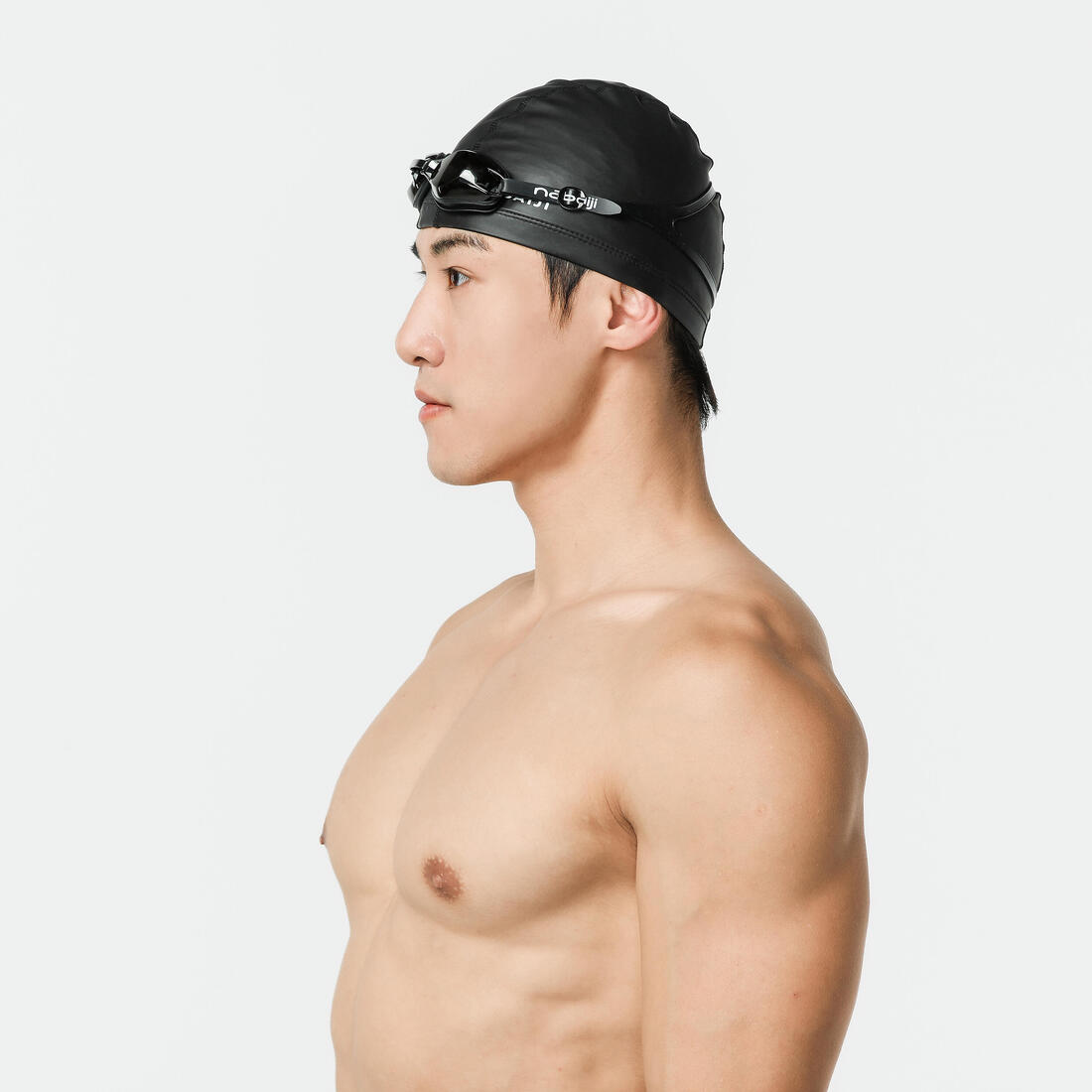 Bonnet de Bain en Maille Enduite - Tissu Uni - Taille L