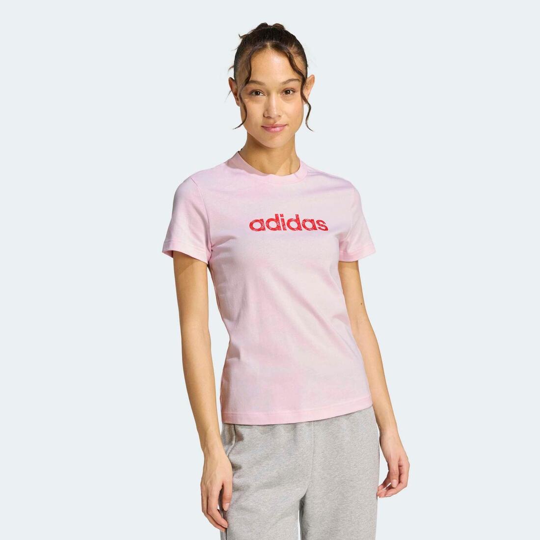 T-shirt de fitness en coton femme