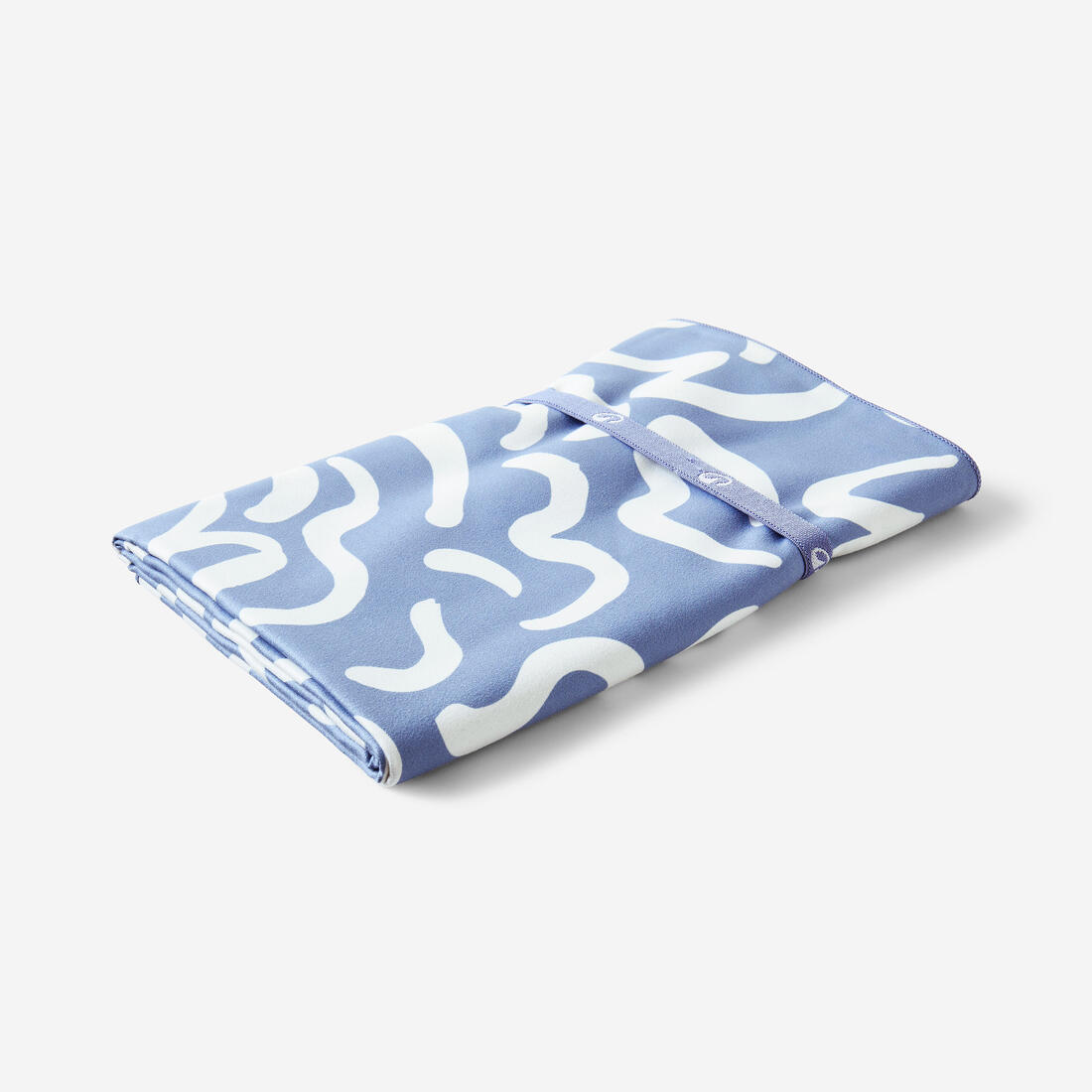 Serviette de bain microfibre compacte XL 110 x 175 cm, imprimé feuillage