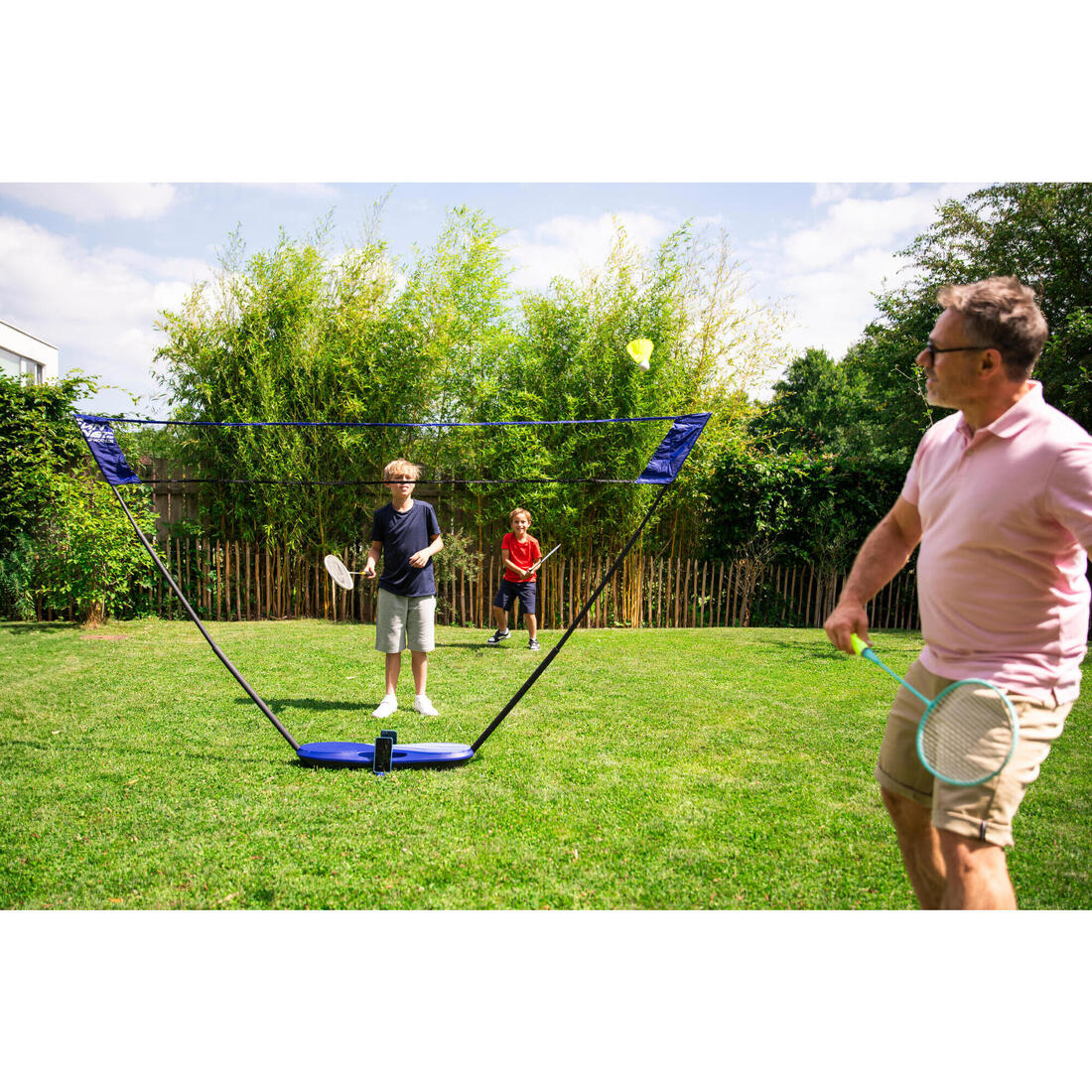 Kit Filet de Badminton Fun 3 Mètres - Bleu Roi