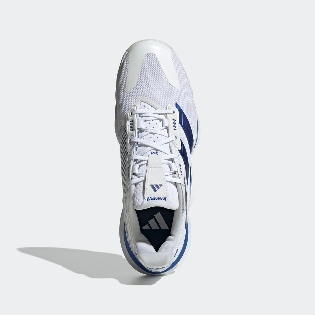 Chaussures de handball adulte - adidas stabil 16 blanc / bleu