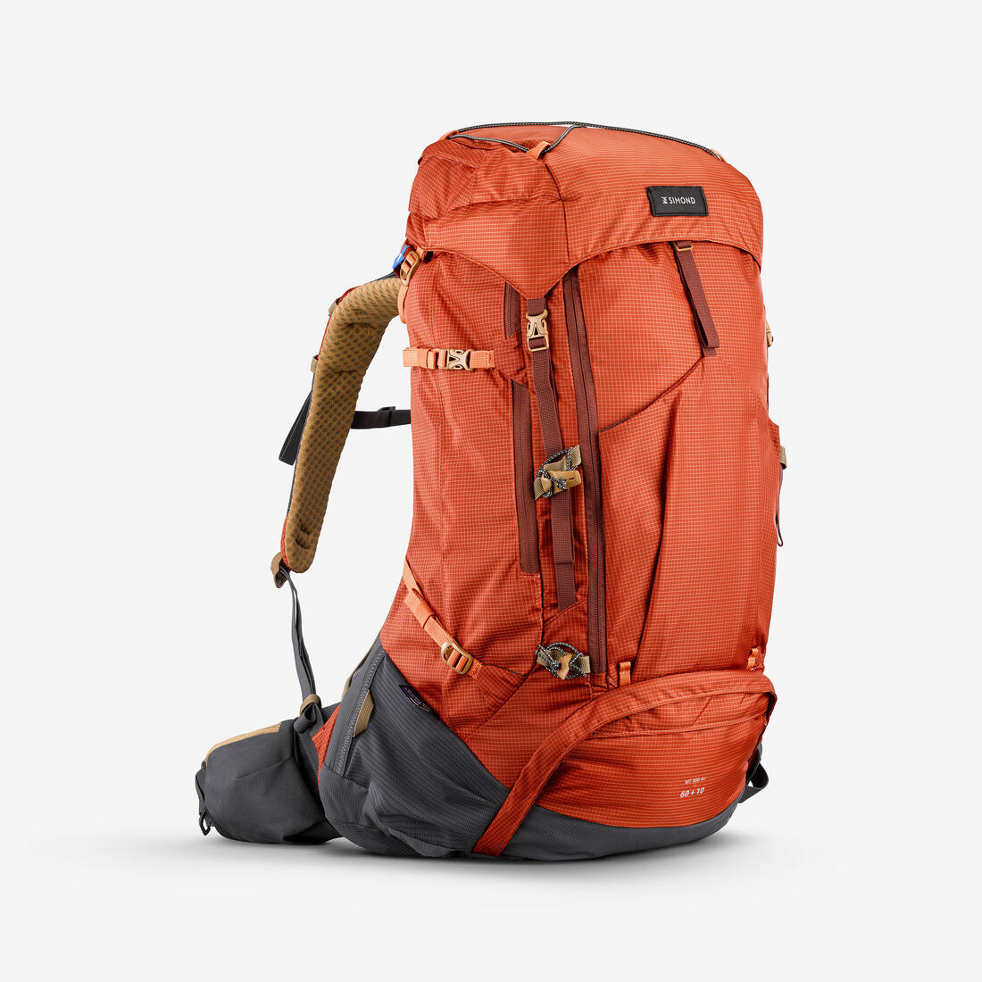 Sac à dos de trekking homme 60+10l - mt500 air