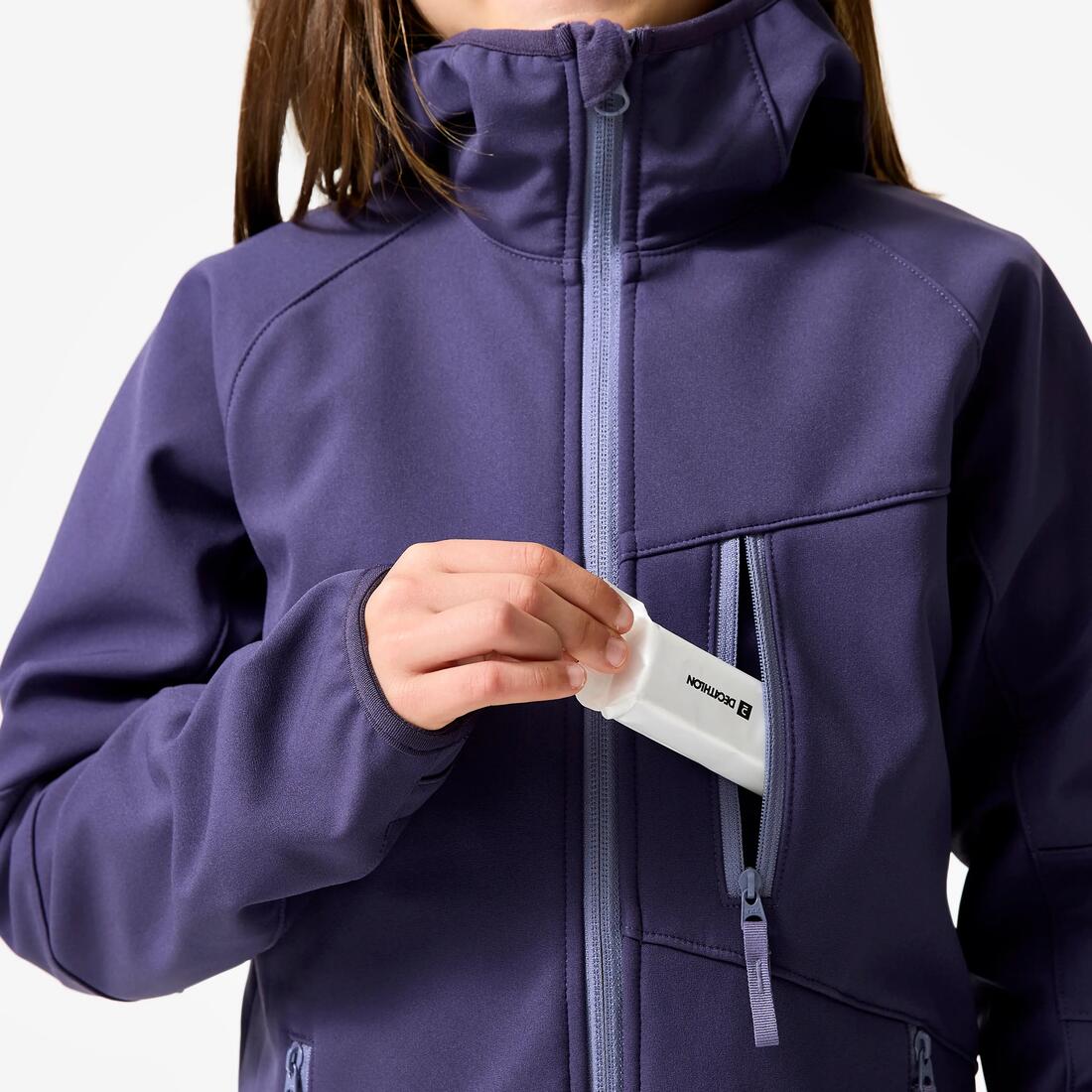 Veste softshell de randonnée enfant 7-15 ans, hike 900