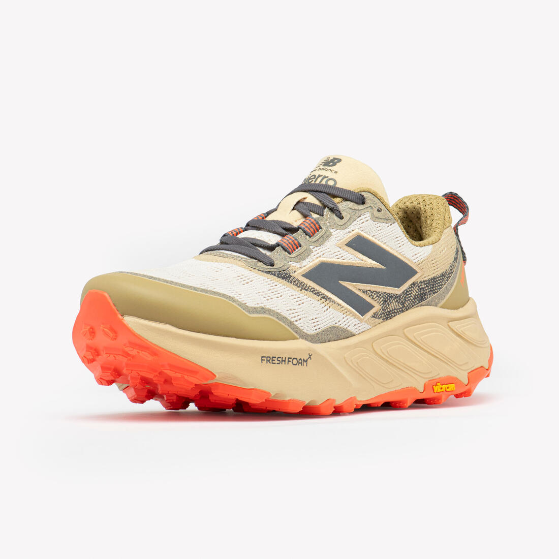 Chaussures de running trail homme, New balance hierro v9, jaune et