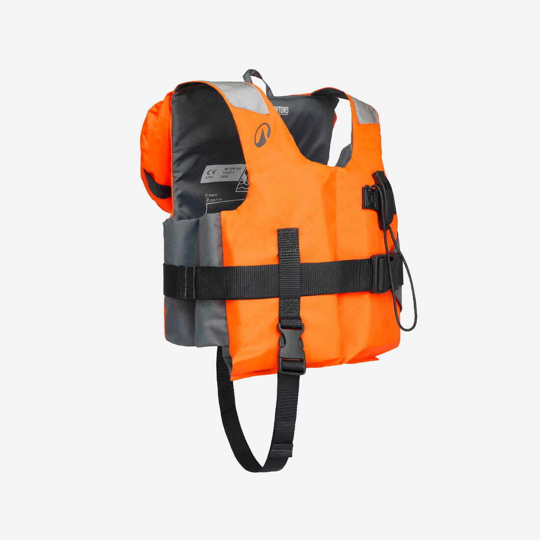 Gilet de sauvetage pour enfant 15-40 kg, LJ100N Easy orange gris