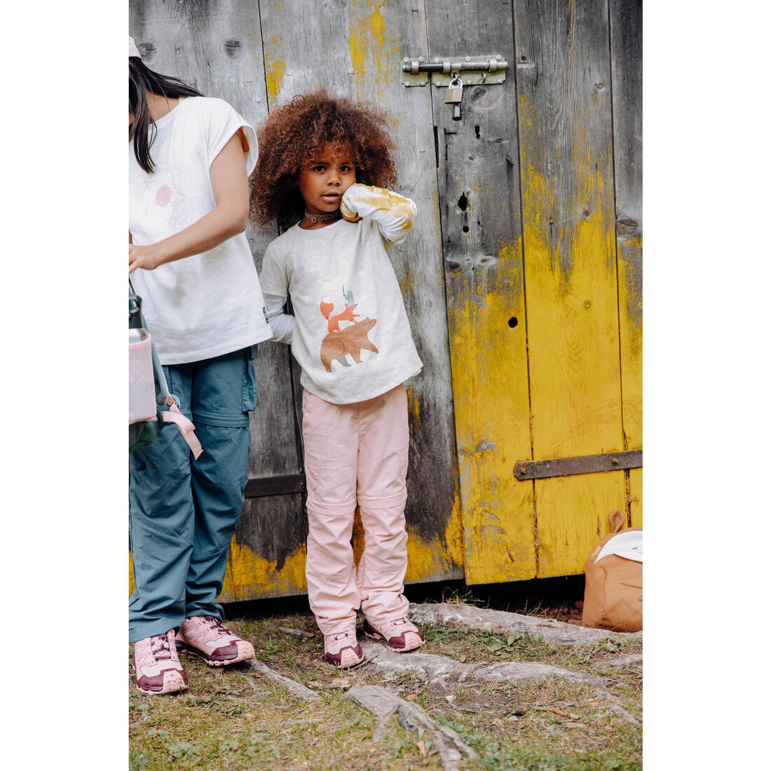 Chaussures de randonnée enfant du 35 au 38, Crossrock lacets