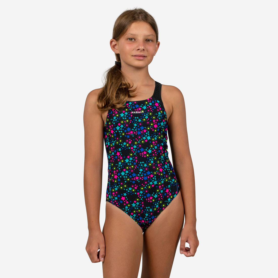 Maillot de bain 1 pièce natation Fille - 500 Kamyleon