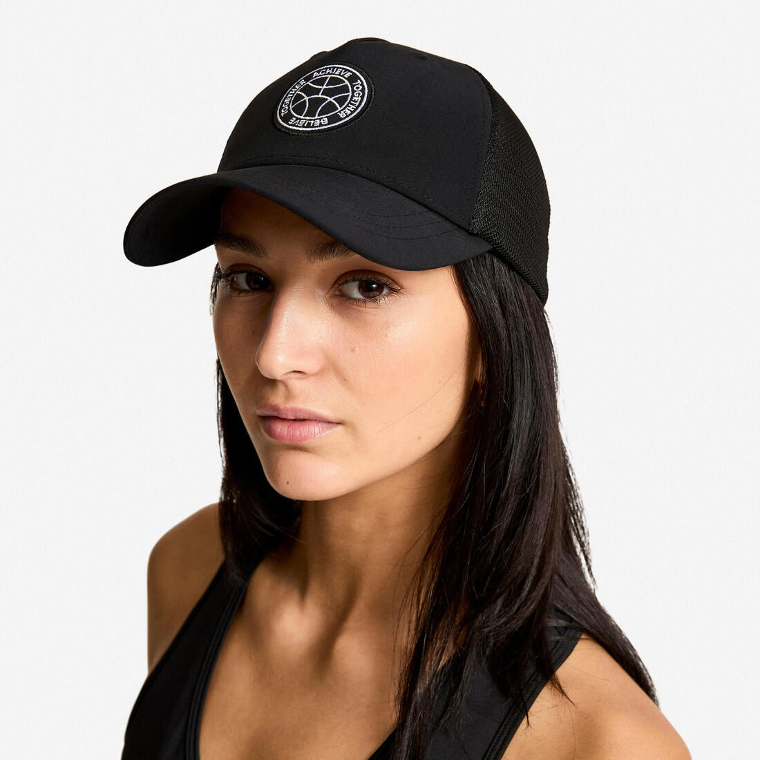 Casquette respirante Fitness Domyos Noire