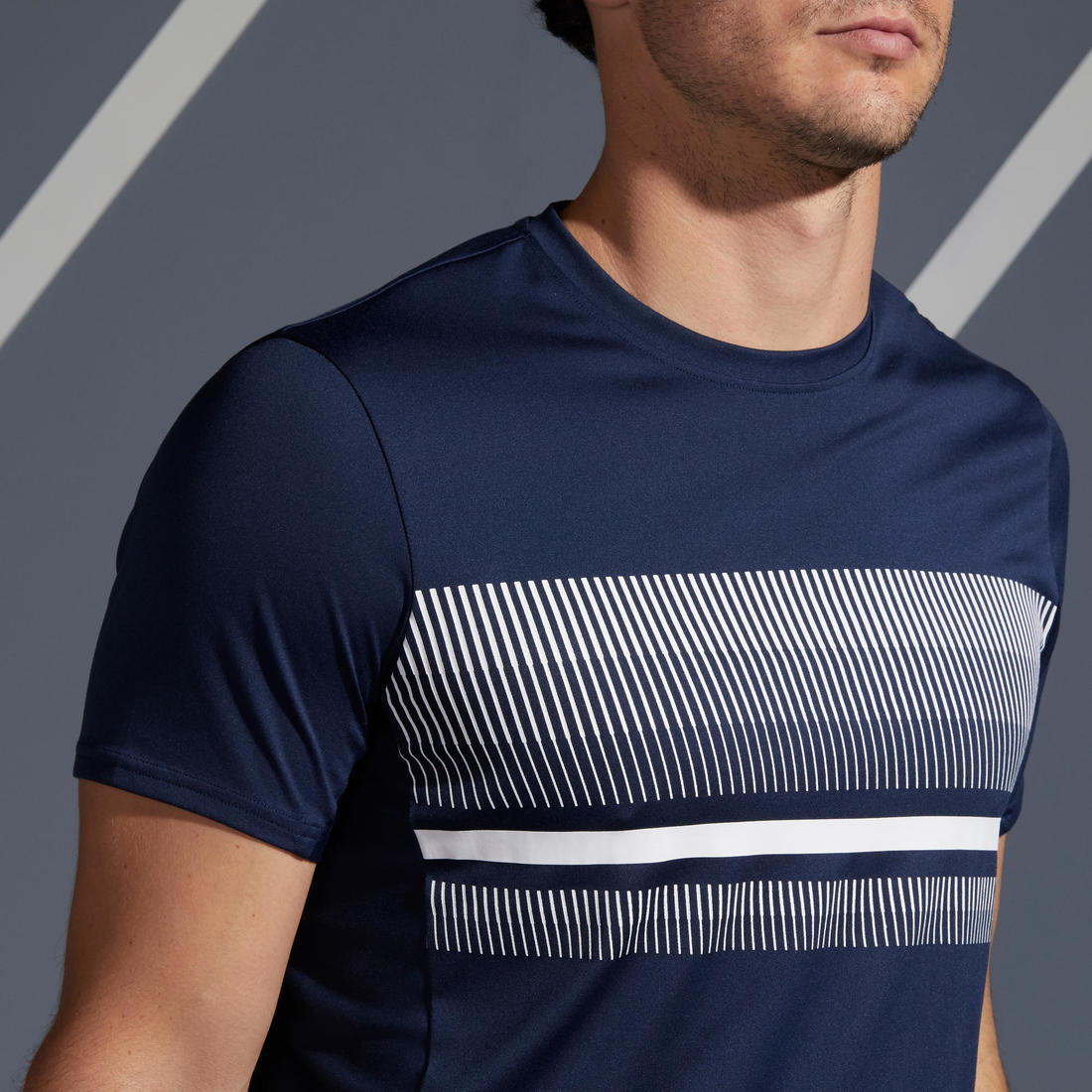 T-Shirt de tennis manches courtes homme - Essential blanc
