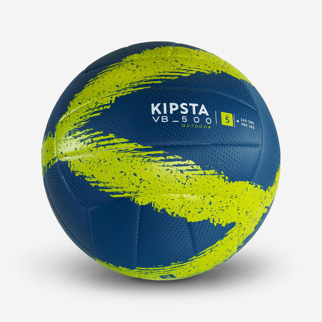 BALLON DE VOLLEY-BALL OUTDOOR VBO500 BLEU FONCE ET JAUNE – Default