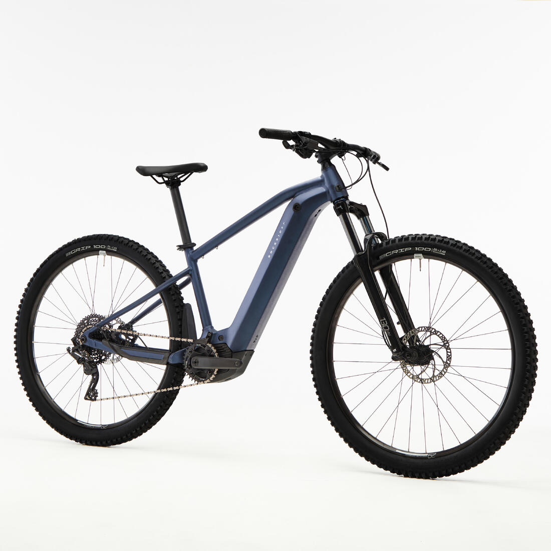 Vélo vtt électrique semi rigide 29" - e-expl 520 bleu nuit