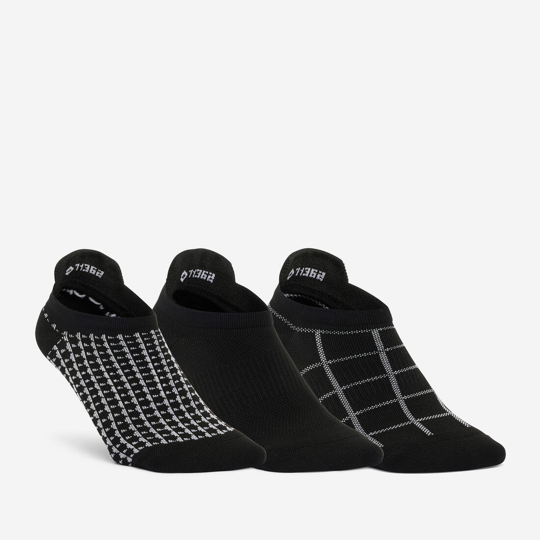 Chaussettes invisibles x 3 femme, couleurs
