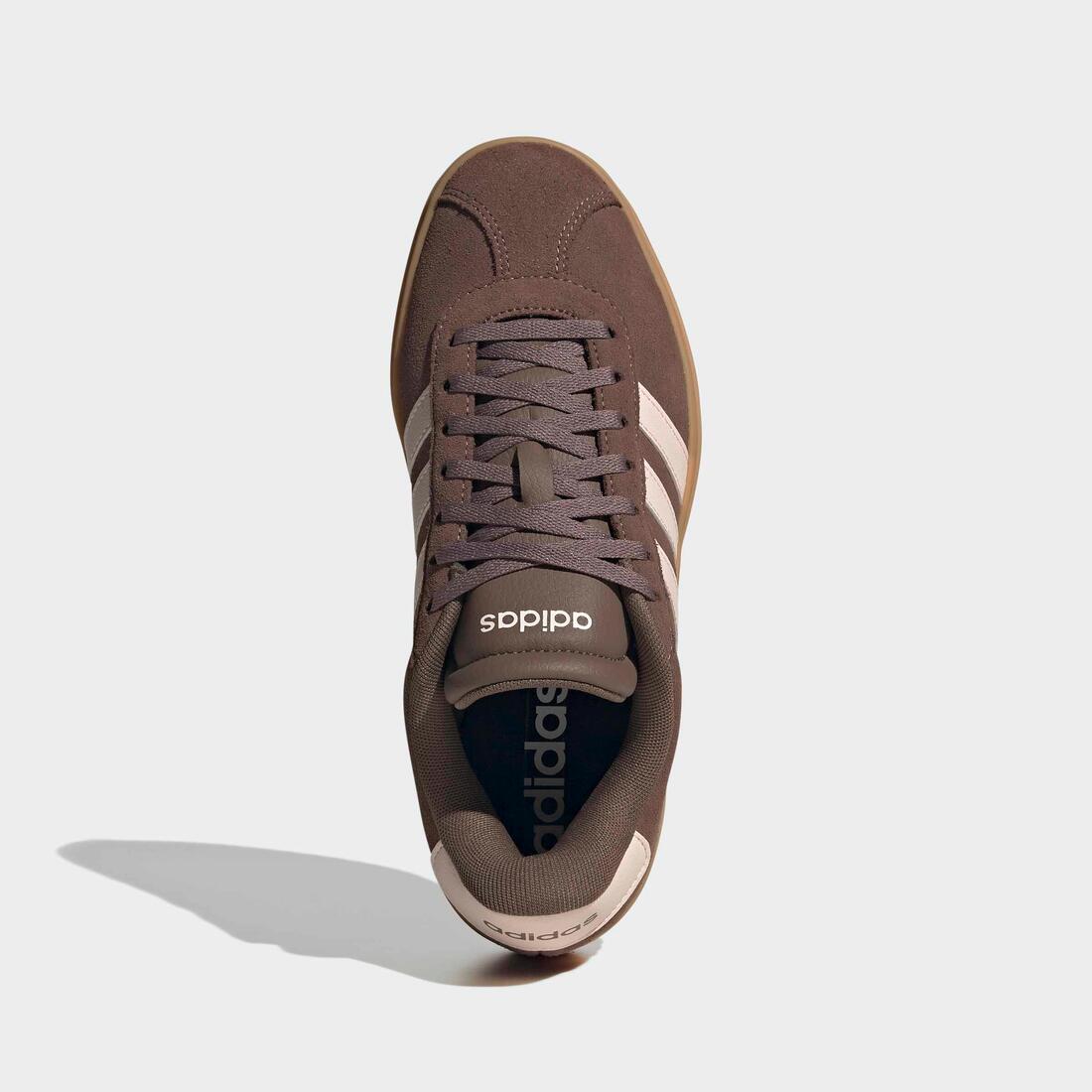Baskets femme, vl court bold, blanc cassé et bleu gomme