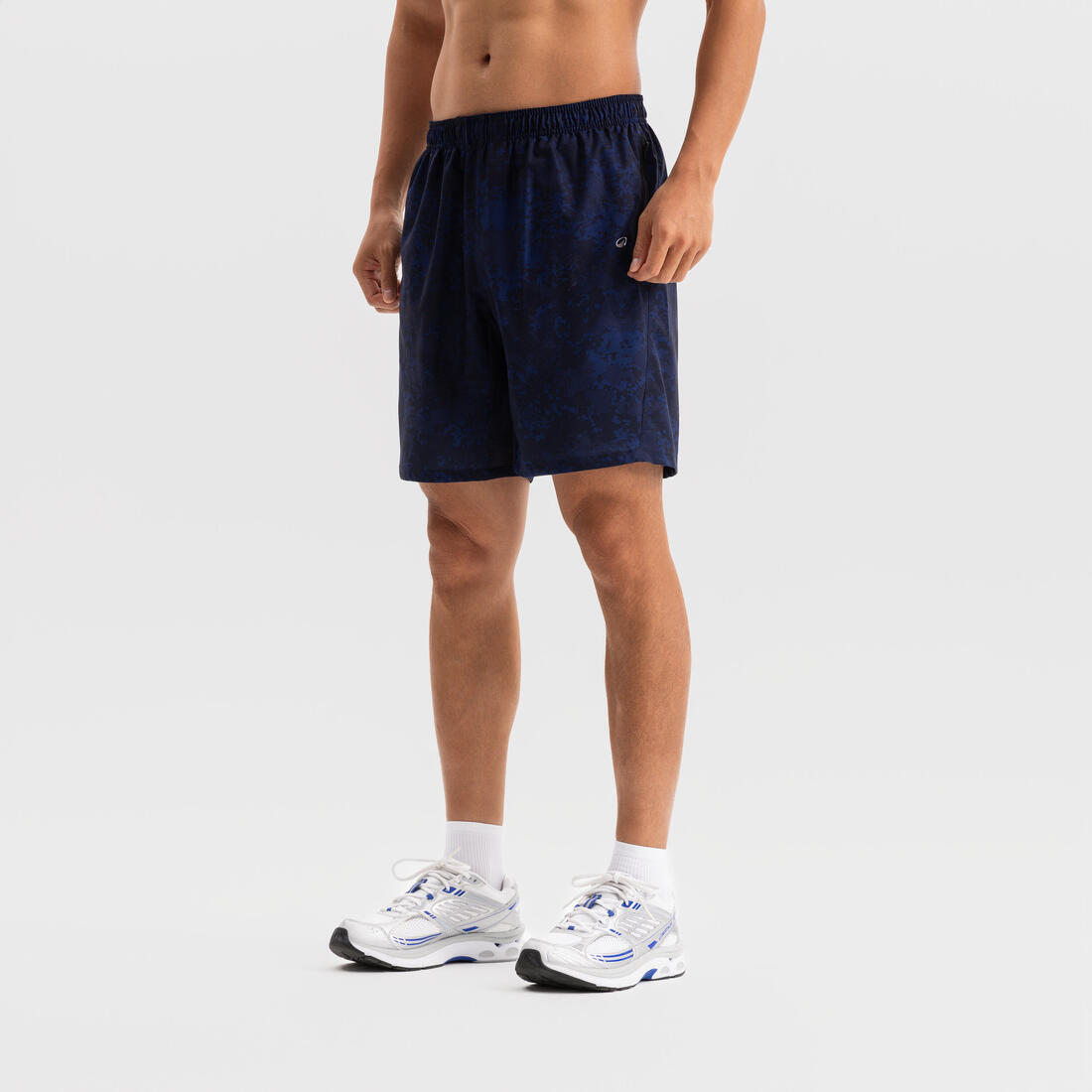Short de fitness respirant poches zippées homme