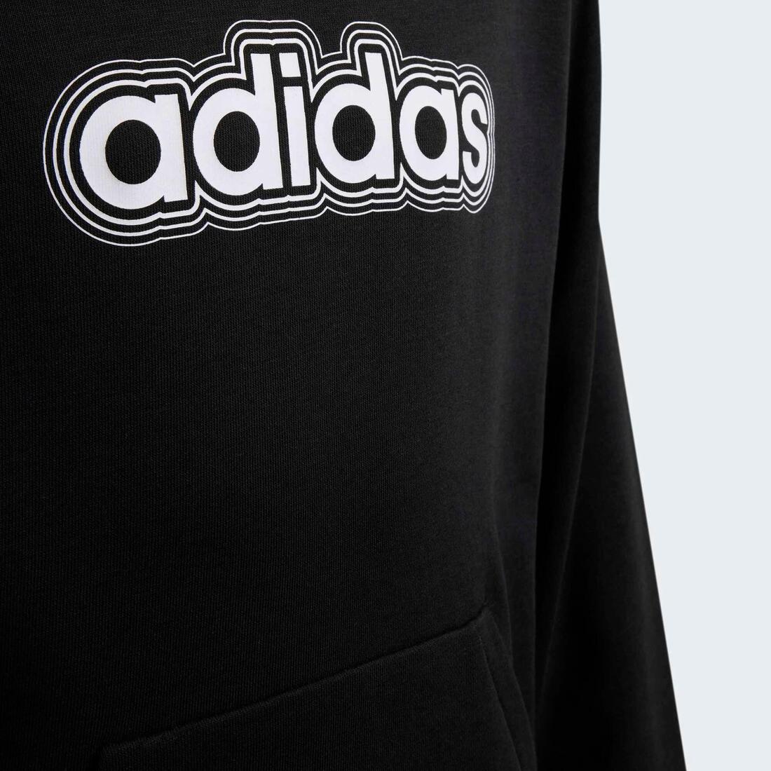 Sweat-shirt à capuche enfant, noir