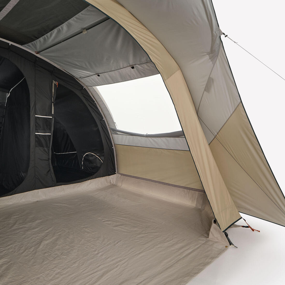 Tente de camping gonflable 6 places 3 chambres,  Fresh & Black, Air Seconds 6.3