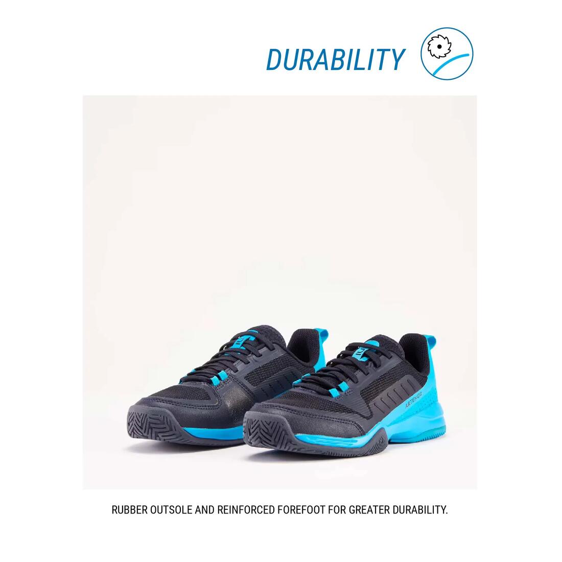CHAUSSURES TENNIS ENFANT - TS500 FAST JR LACE SHINE