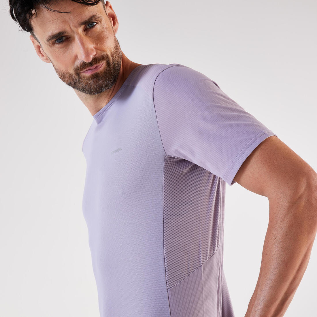 T-shirt de running respirant homme - kiprun run 900 light bleu et