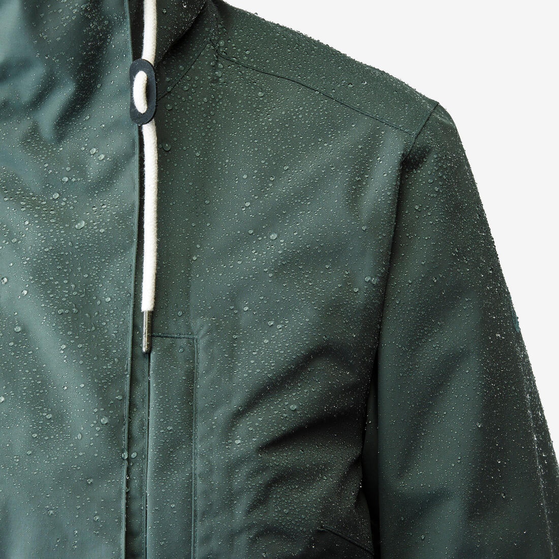 Parka de randonnée imperméable femme, NH500 vert