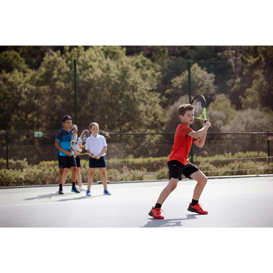 RAQUETTE DE TENNIS ENFANT TR500 GRAPH 25" JAUNE