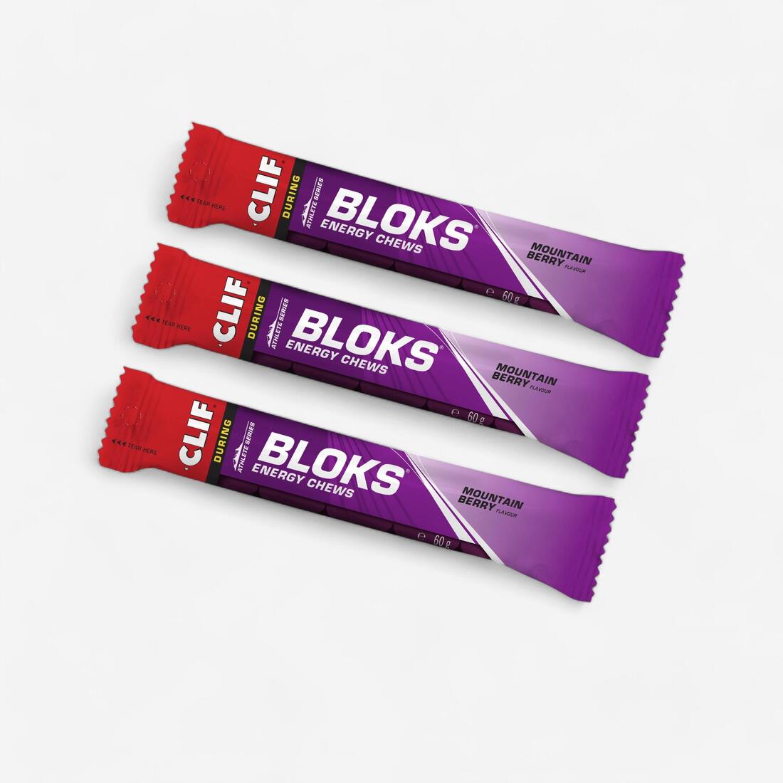 Gomme Énergétique CLIF BLOKS mountain berry (60 g) *3