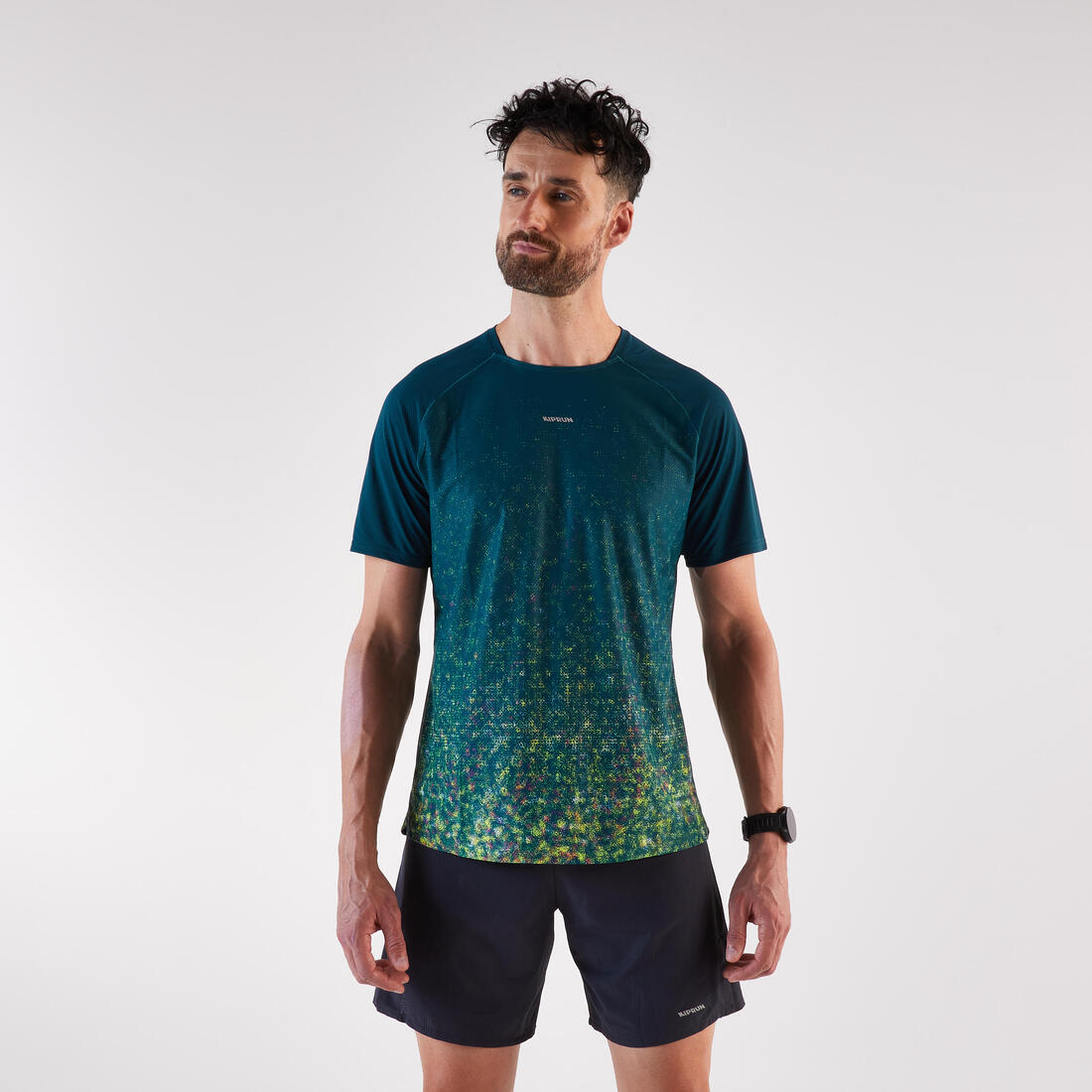 T-shirt de trail Homme, Kiprun Run 500