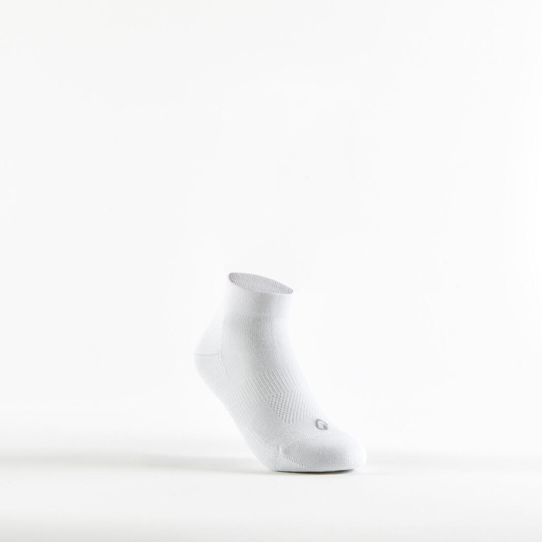CHAUSSETTES DE SPORT ENFANT MI-HAUTES RS 160  BLANC MARINE LOT DE 3