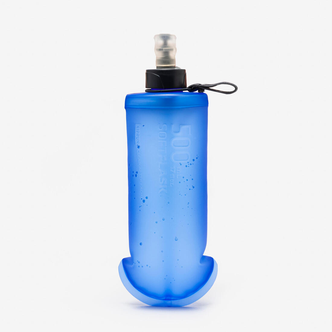 Gourde flasque souple trail running 500 ml bleu