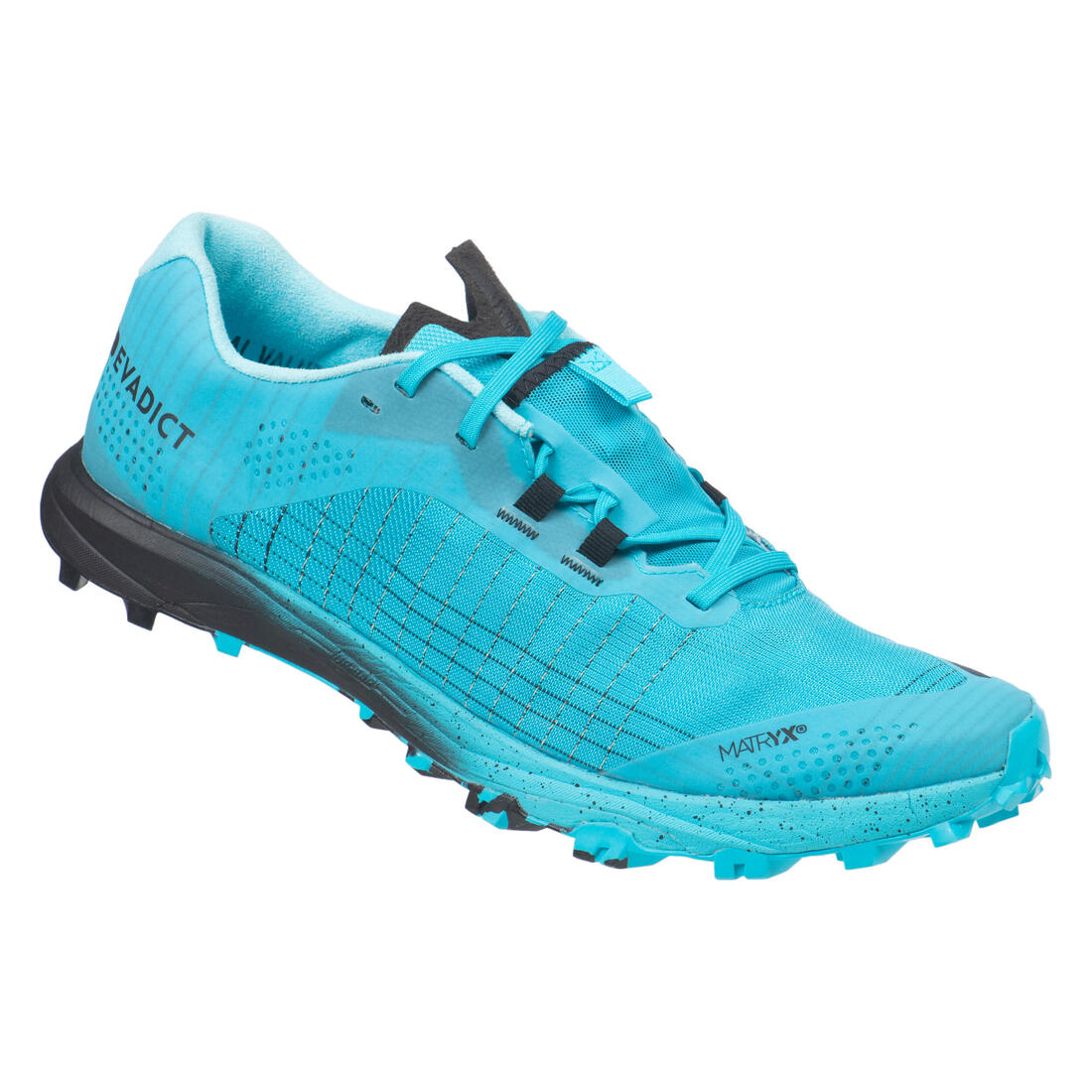 Chaussures de trail running pour homme race  light bleu ciel et noir