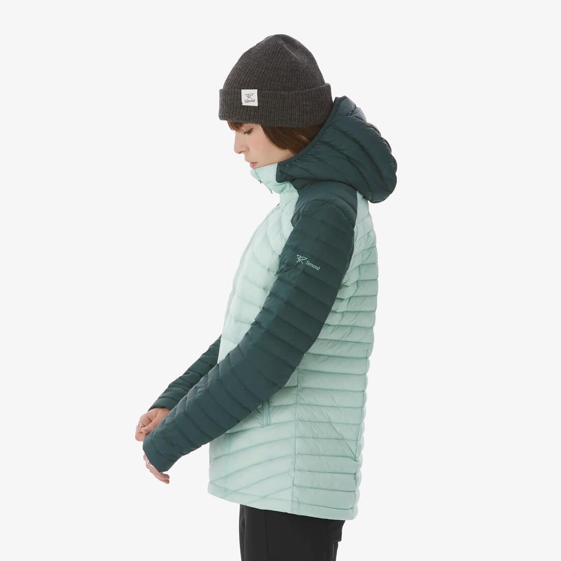 Doudoune de trekking légère en duvet -3°C femme, Xplore