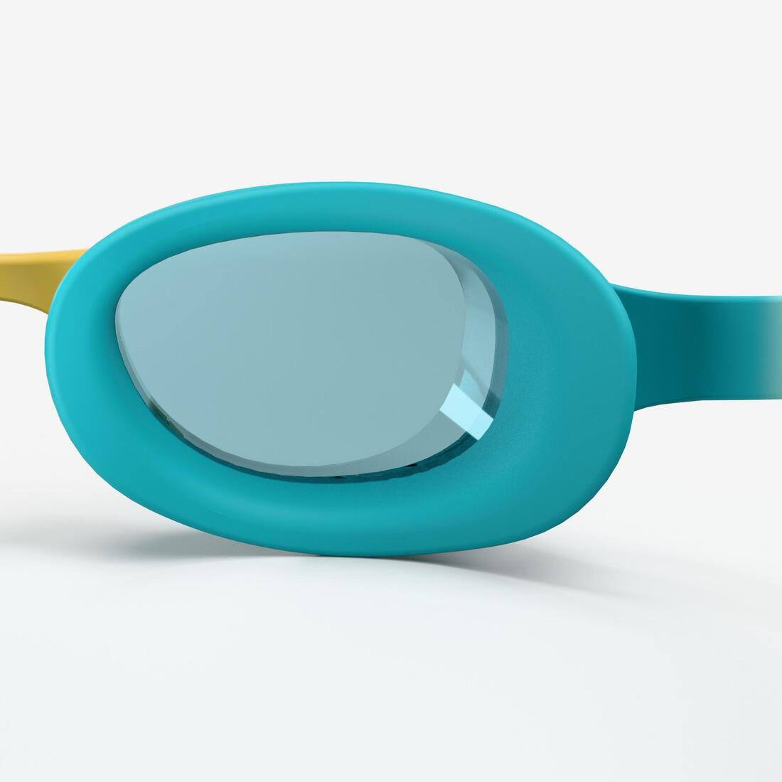 Lunettes de natation Junior - Xbase turquoise teintées