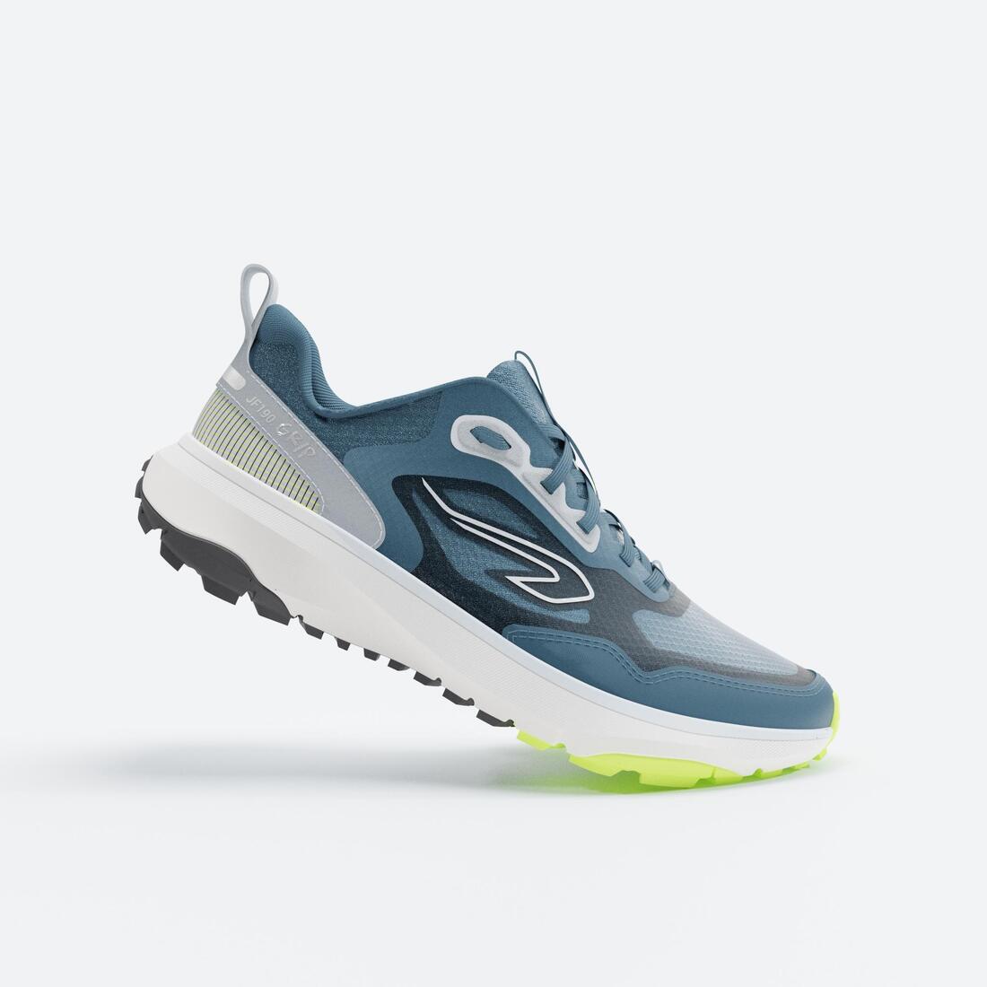 Chaussures running et trail jf 190 grip bleu mangue h