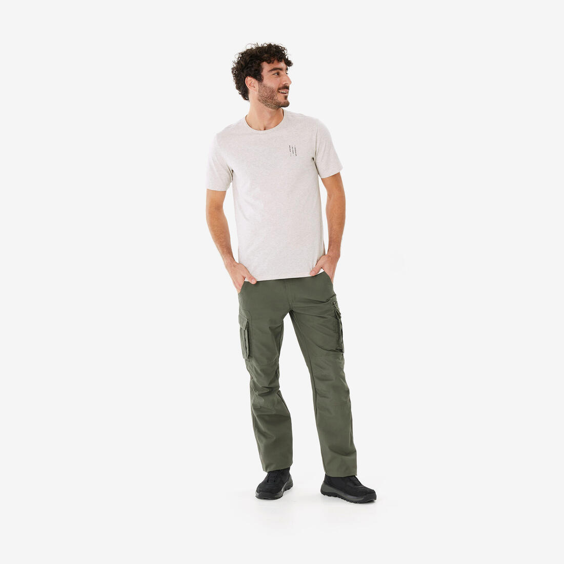 Pantalon cargo de trek voyage - travel 500 homme