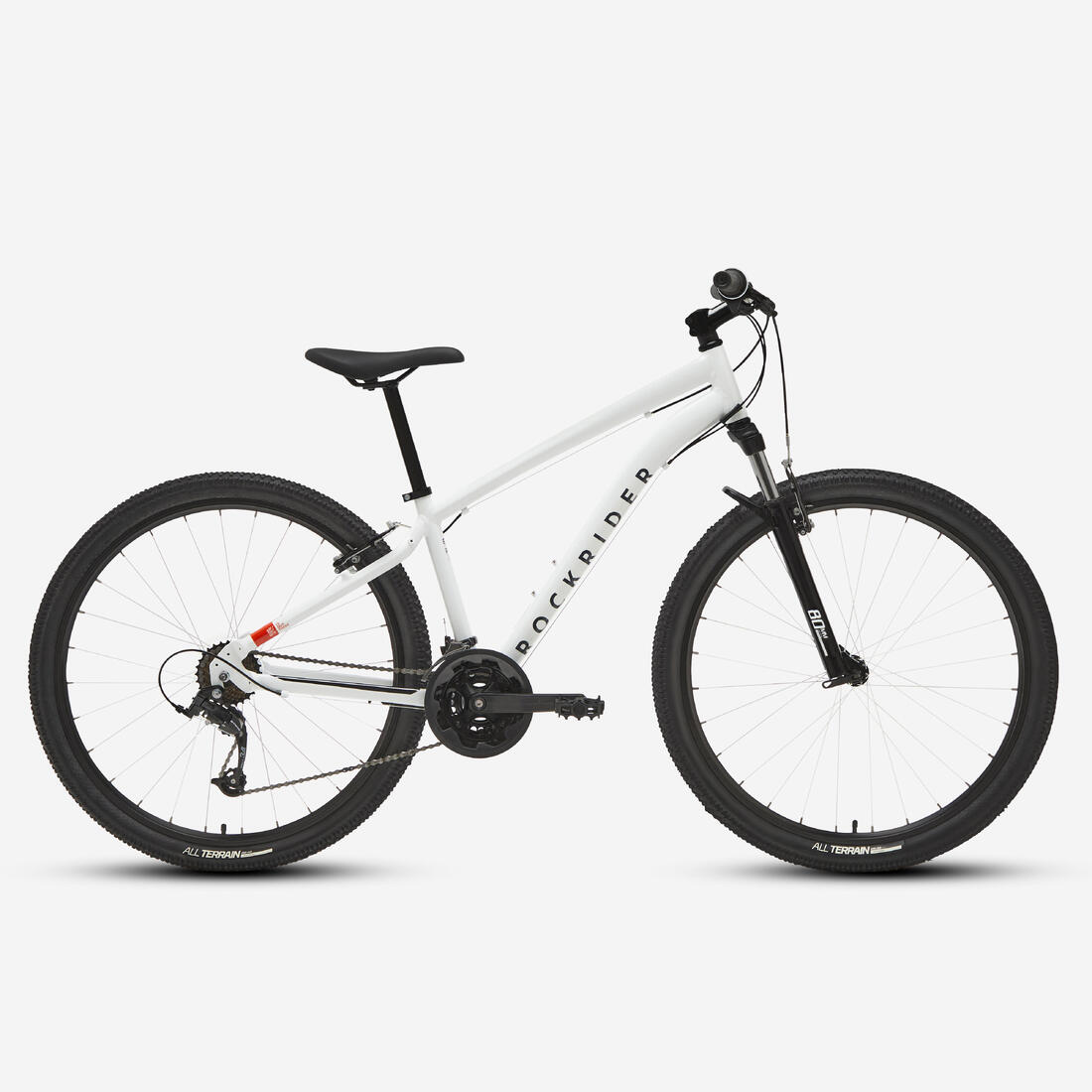 Vélo vtt randonnée - expl 50 gris foncé – gris perle