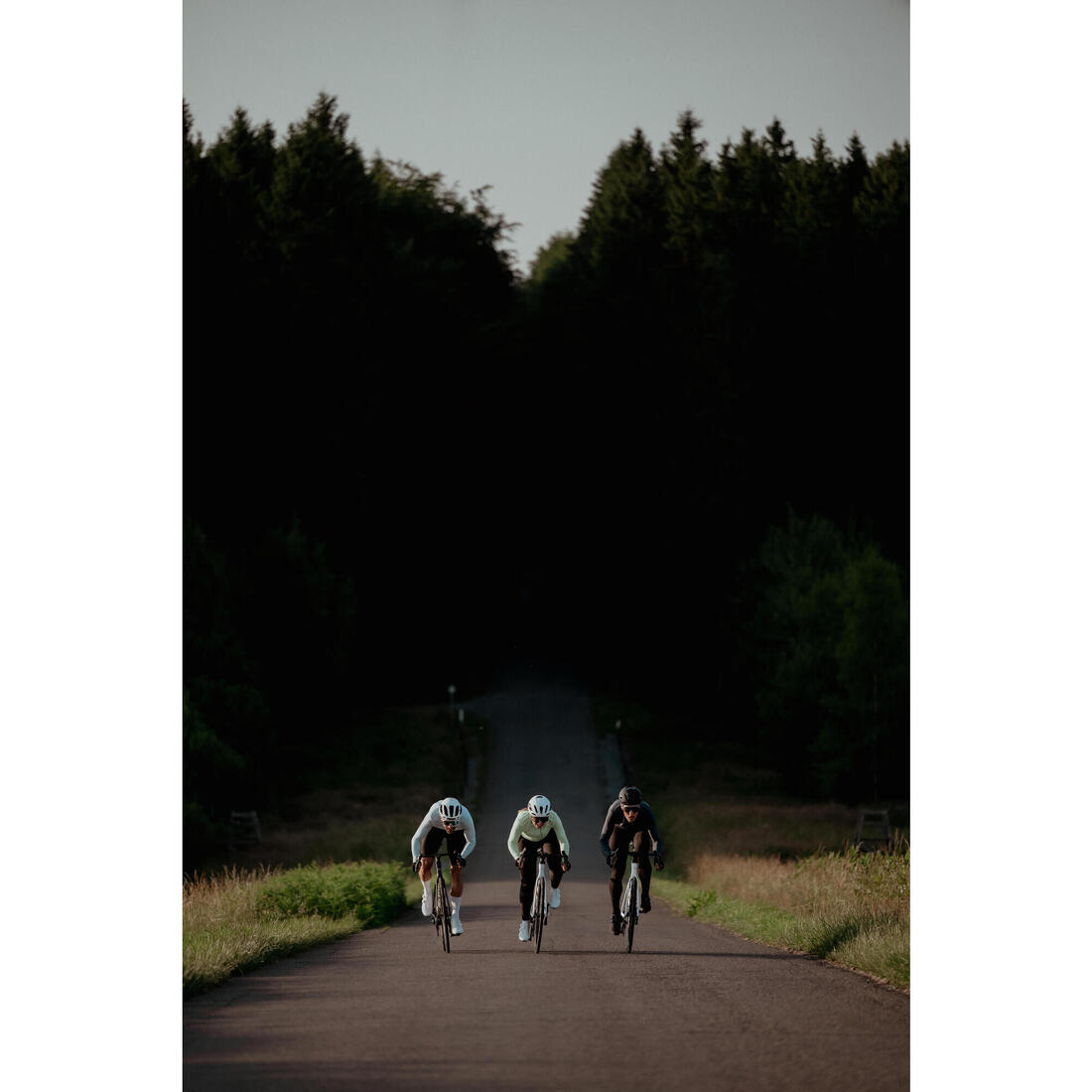 MAILLOT VELO ROUTE MANCHES LONGUES MI-SAISON Unisex -RACER 2