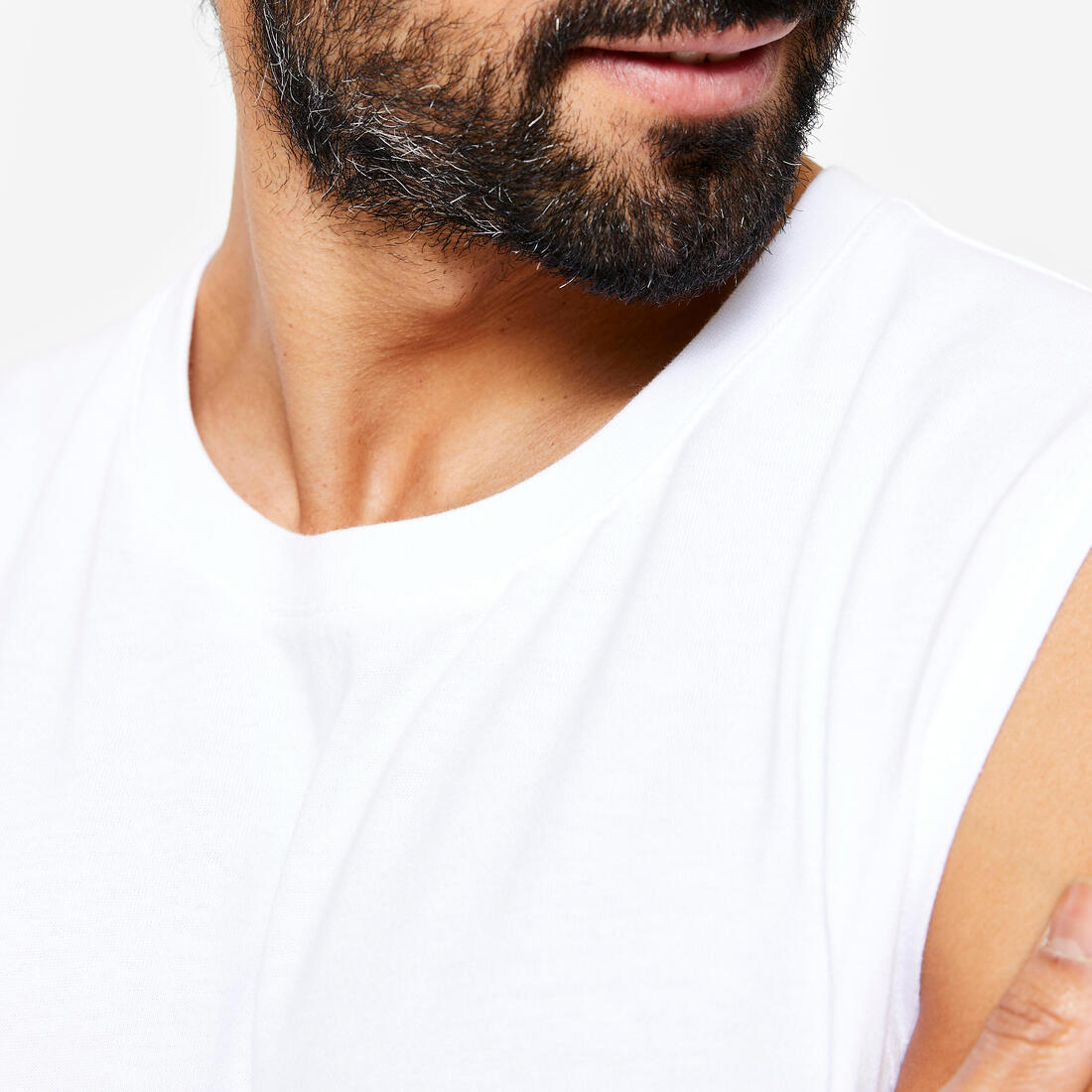 Débardeur extensible fitness homme - 500
