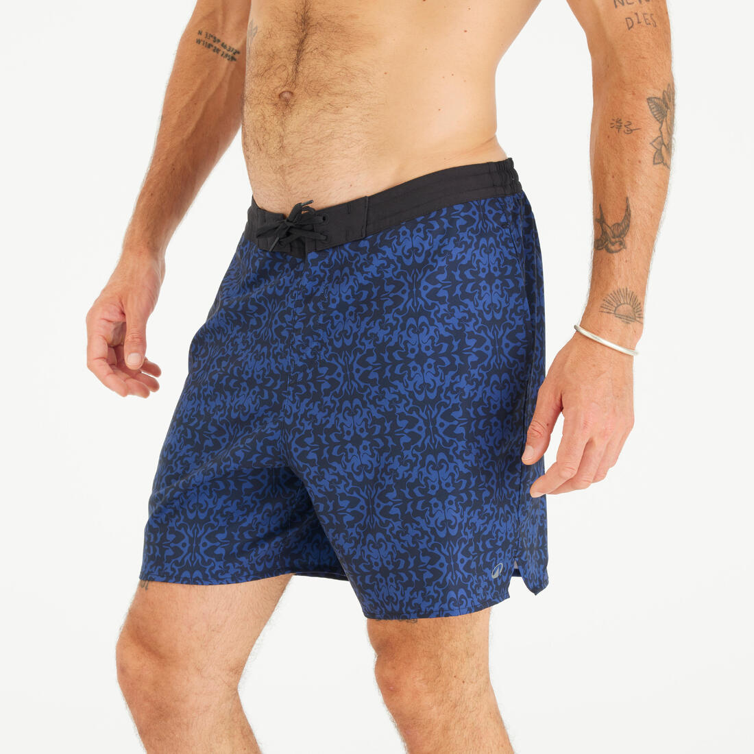 Boardshort surf short de bain mi-long 18'' homme, 100 Supagirl
