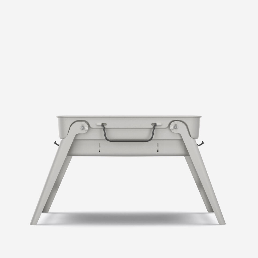 Barbecue portable L de camping pour 4 personnes, à bois, charbon et briquette