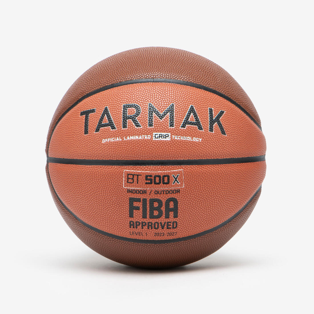 Ballon de basket adulte bt500 grip taille 7
